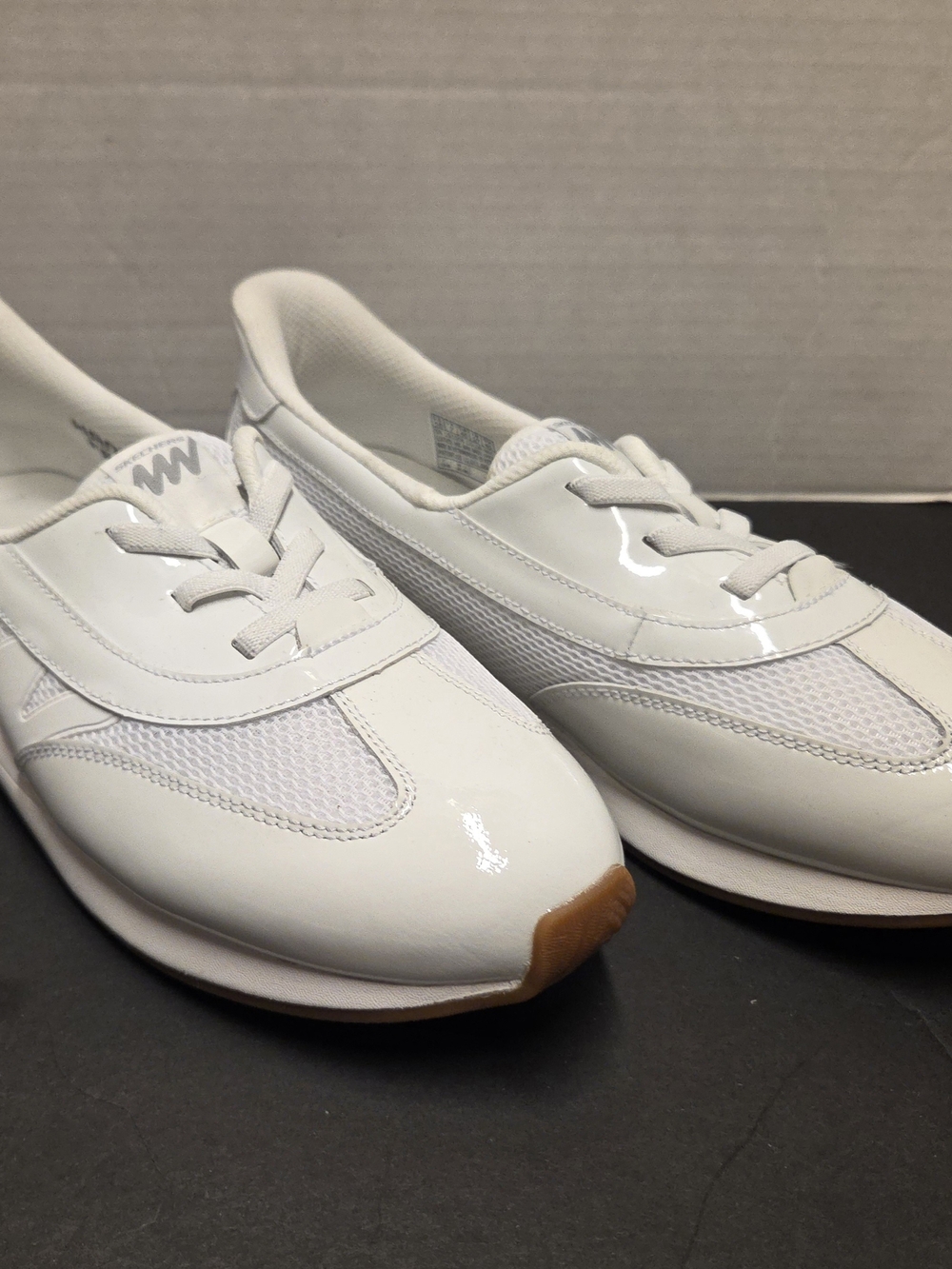 Skechers Mark Nason Hands Free Slip-in Women's White Retro Sneaker NWOT Sz 10